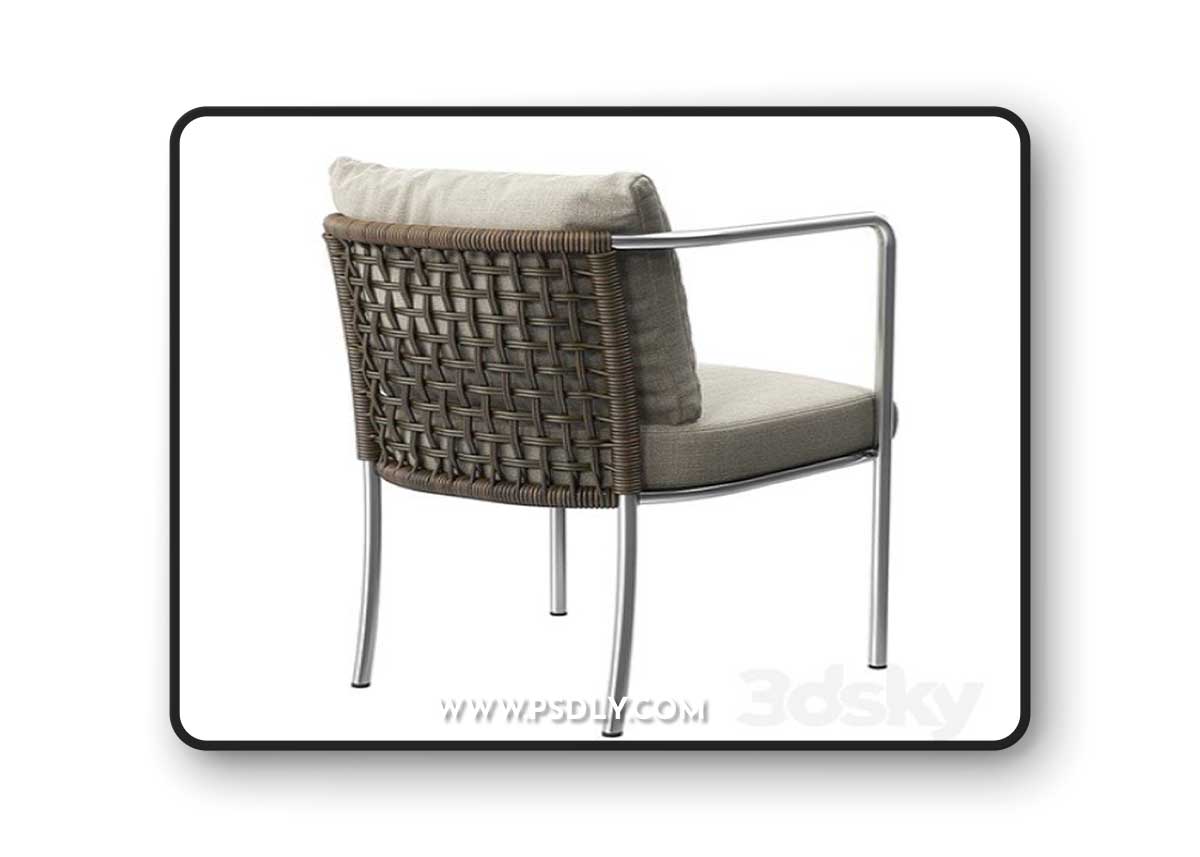 Pro 3DSky - Mini Cafe chair Jelly table by Living Divani