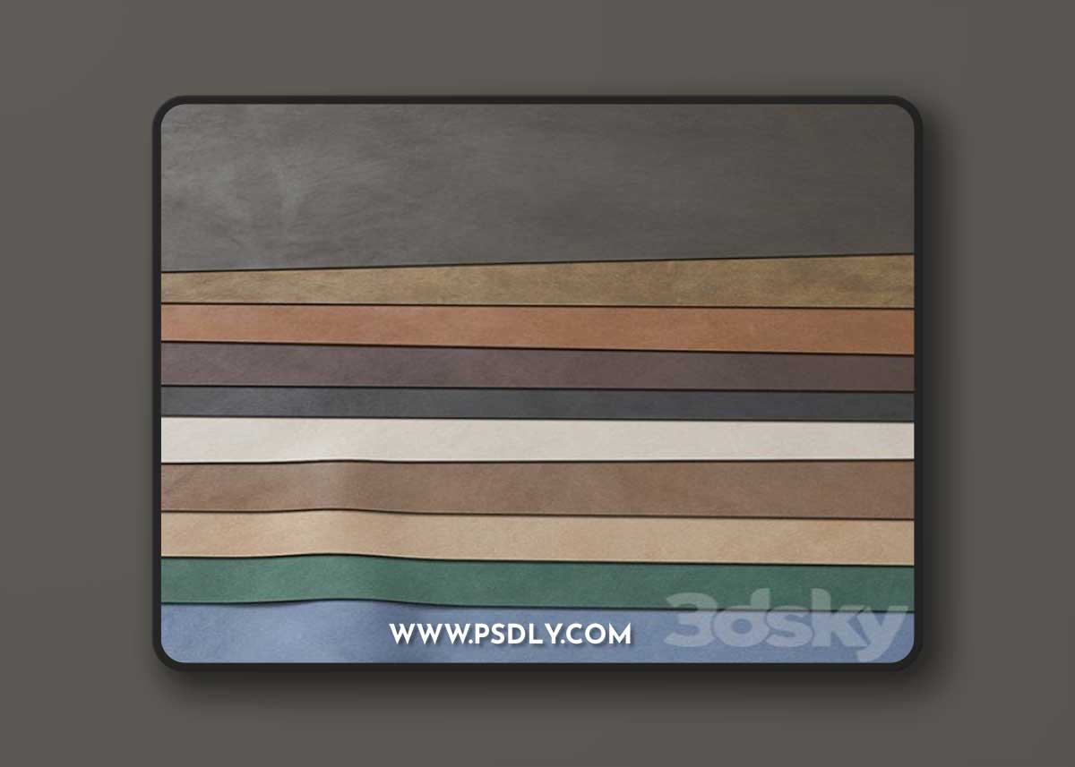 Pro 3DSky - Set of materials “Suede”