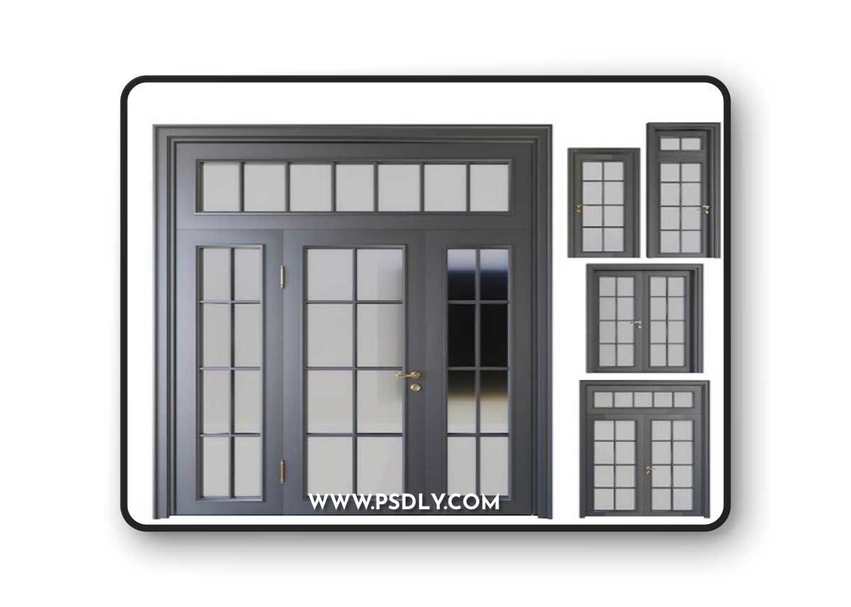 Pro 3DSky - Volhovec_Doors_collection_Paris_set 4