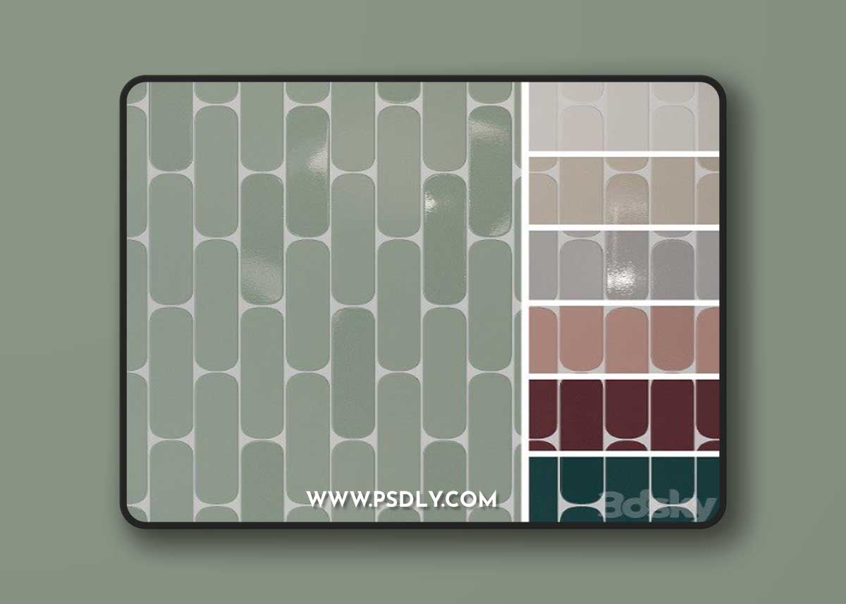 Pro 3DSky - Wall Tile WOW Grace OI 2 | Corona