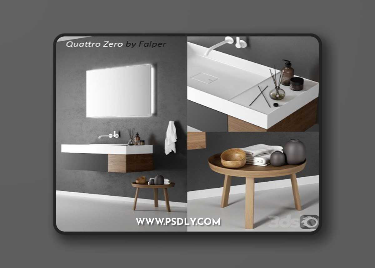 Pro 3DSky - Washbasin Falper Quattro Zero