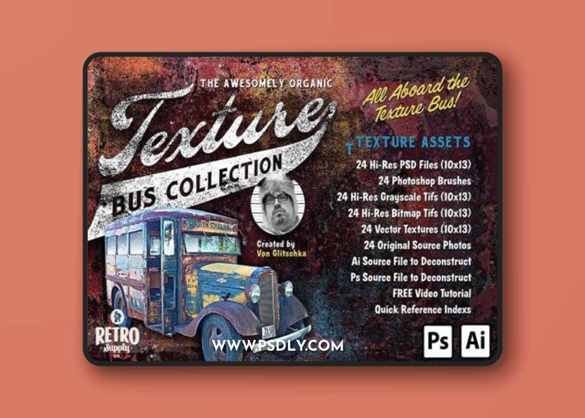 RetroSupply - The Awesomely Organic Texture Bus Collection