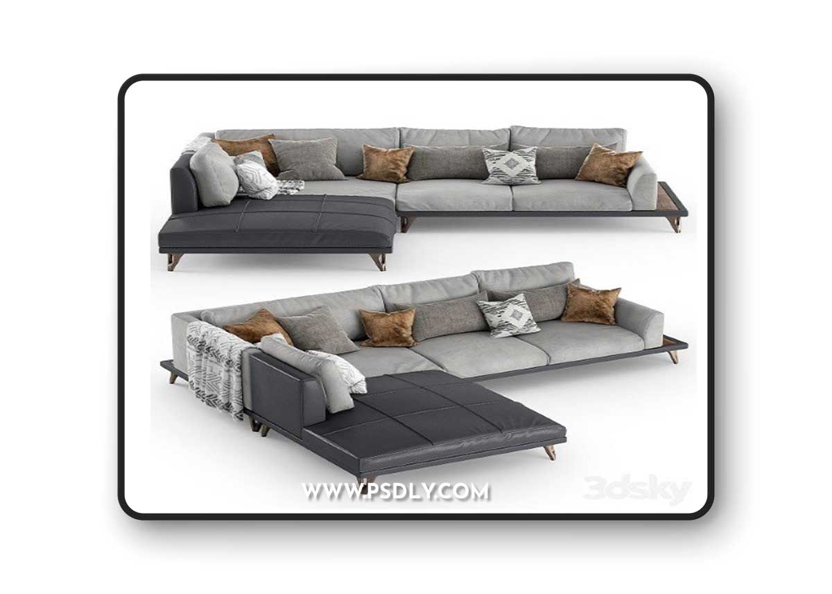 Sofa Bellotti Ezio Ares Vray+Corona