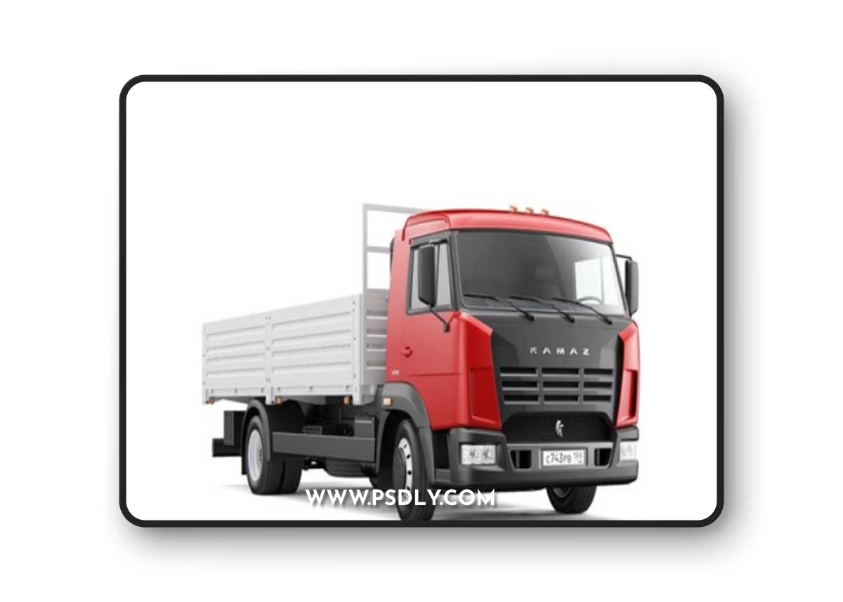 Truck KAMAZ 4308 3D Model