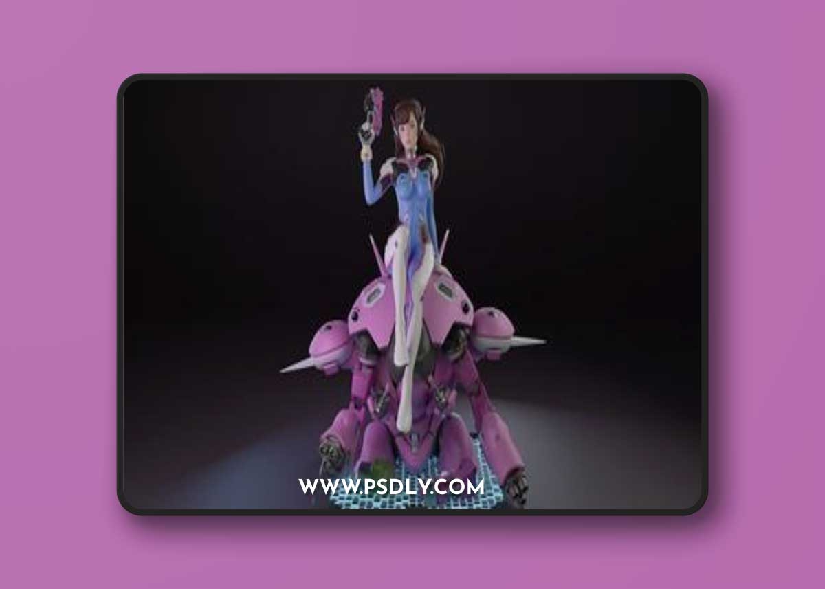 Uroboros3d – Overwatch DVa 3D Print Model