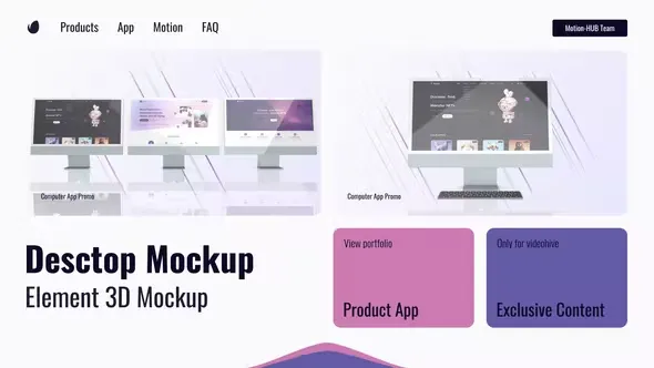 Videohive Desktop Promo Website Presentation 44189188