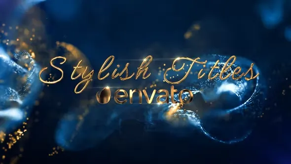Videohive Gold Stylish Titles 44117112