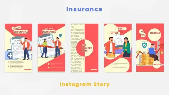 Videohive Health care Insurance Instagram Story 44420080