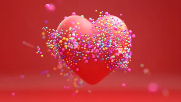 Videohive Heart wish logo Reveal 43515848