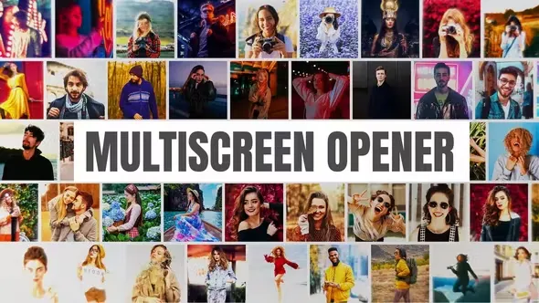 Videohive Multi Screen Opener I Mosaic Intro 44419784
