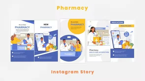 Videohive Pharmacy Instagram Story 44334636