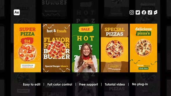 Pizza Instagram Stories