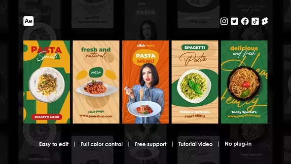 Restaurant Instagram Stories