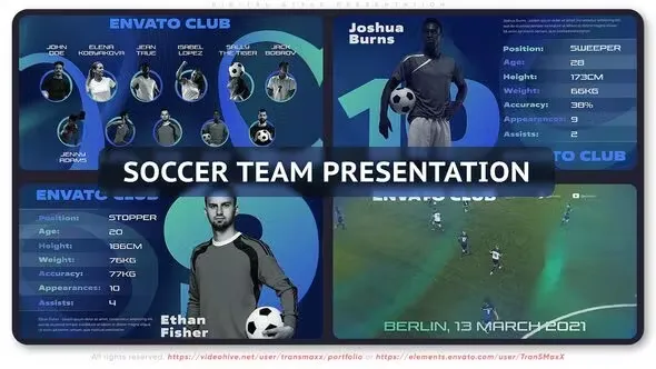 Videohive Soccer Team Presentation 43988786