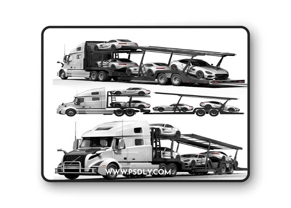 Volvo Vnl Benz Gt Vray