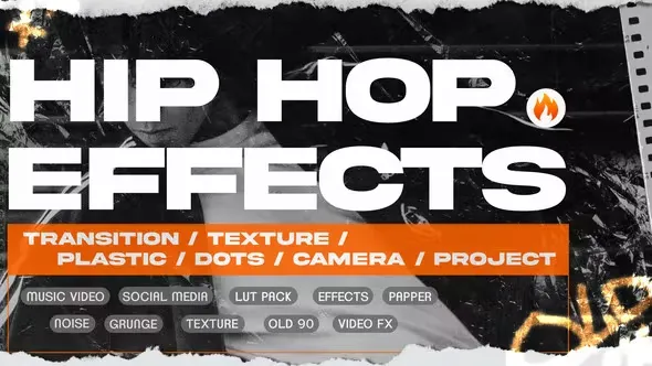 Videohive Hip Hop Music Video Transition Pack 43779666