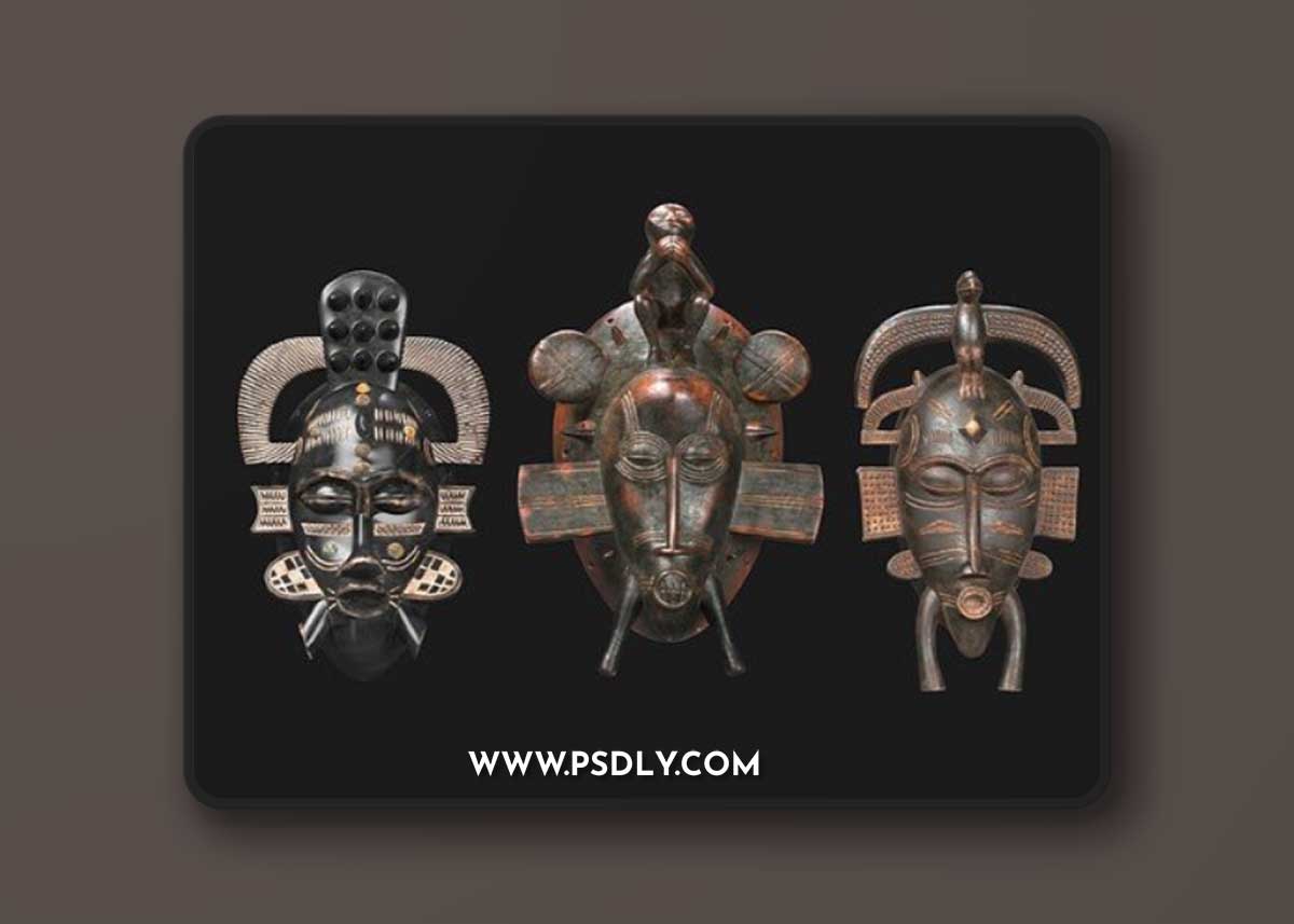 African masks of Senoufo