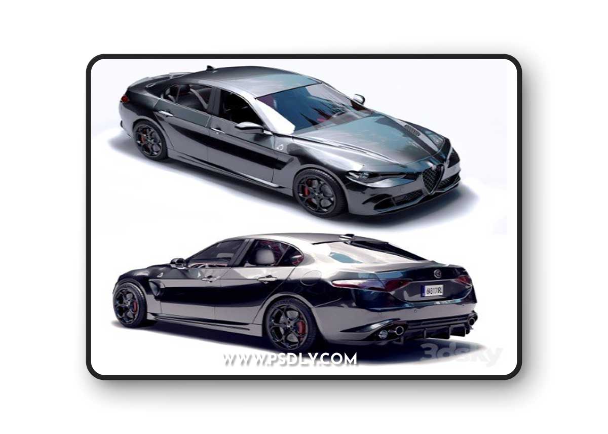 Alfa romeo giulia 3D Model