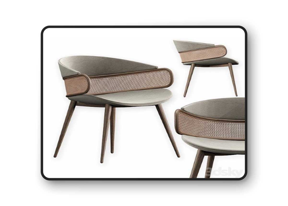AlmaDeLuce Mudhif Dining Chair