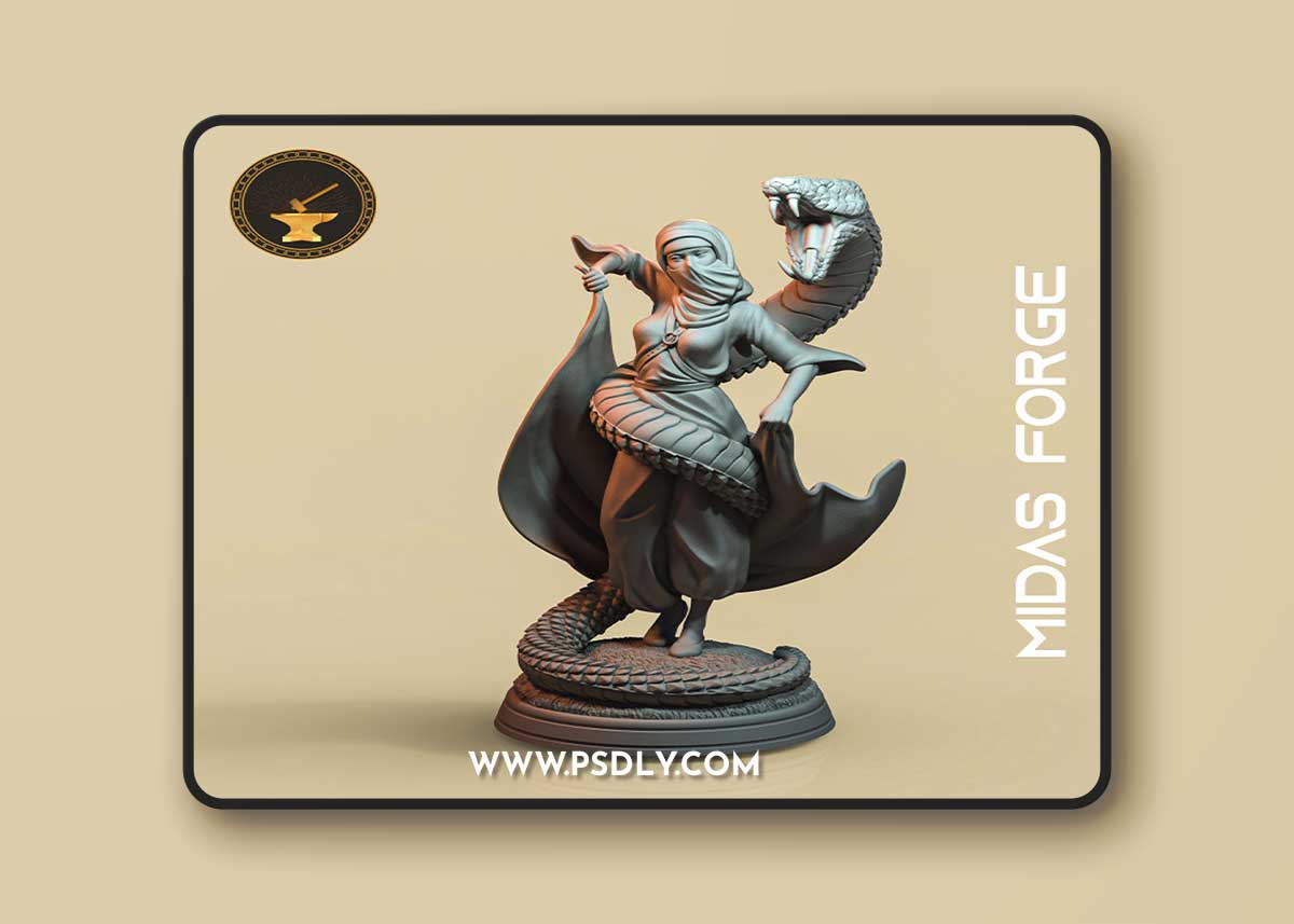 Aya, The Dancer – 3D Print Model