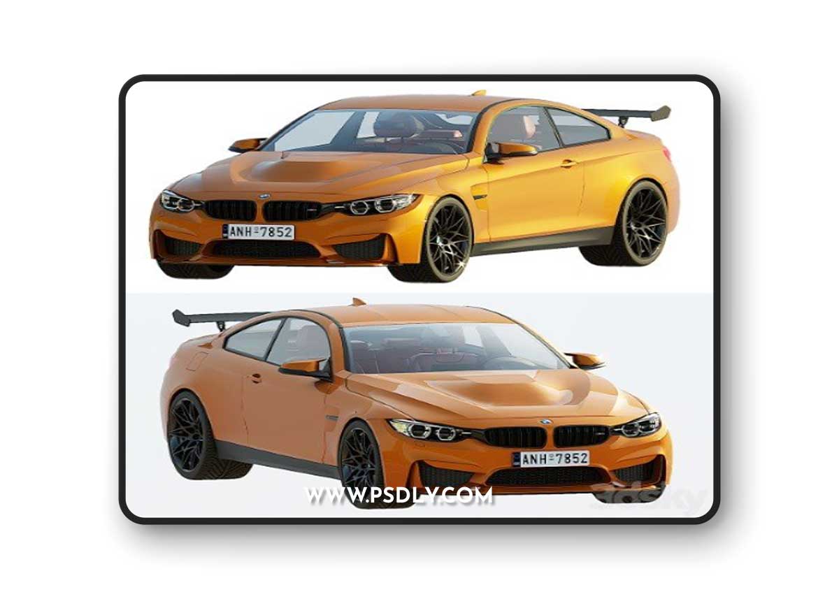 BMW M4 GTS 3D Model