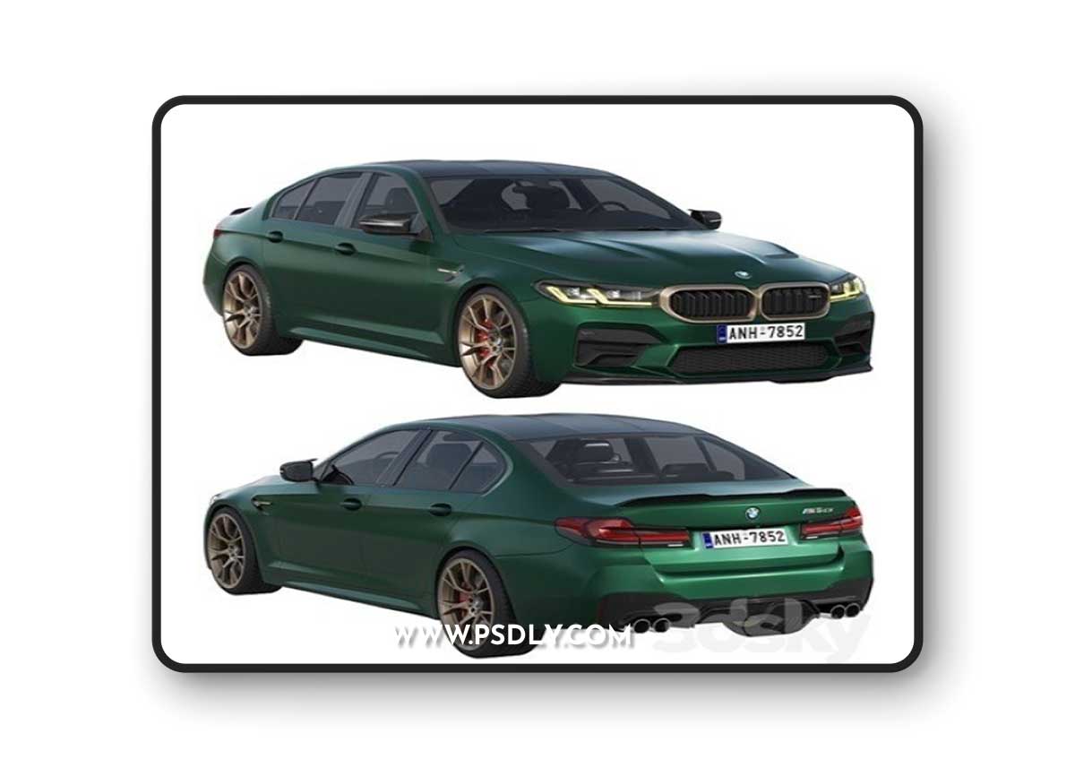 BMW M5 CS 2022 3d model