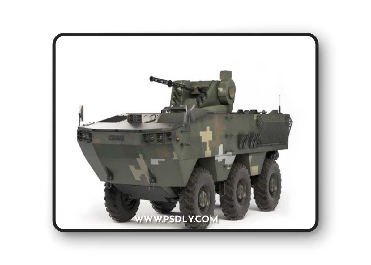 BTR Otaman-3 2019 3D model
