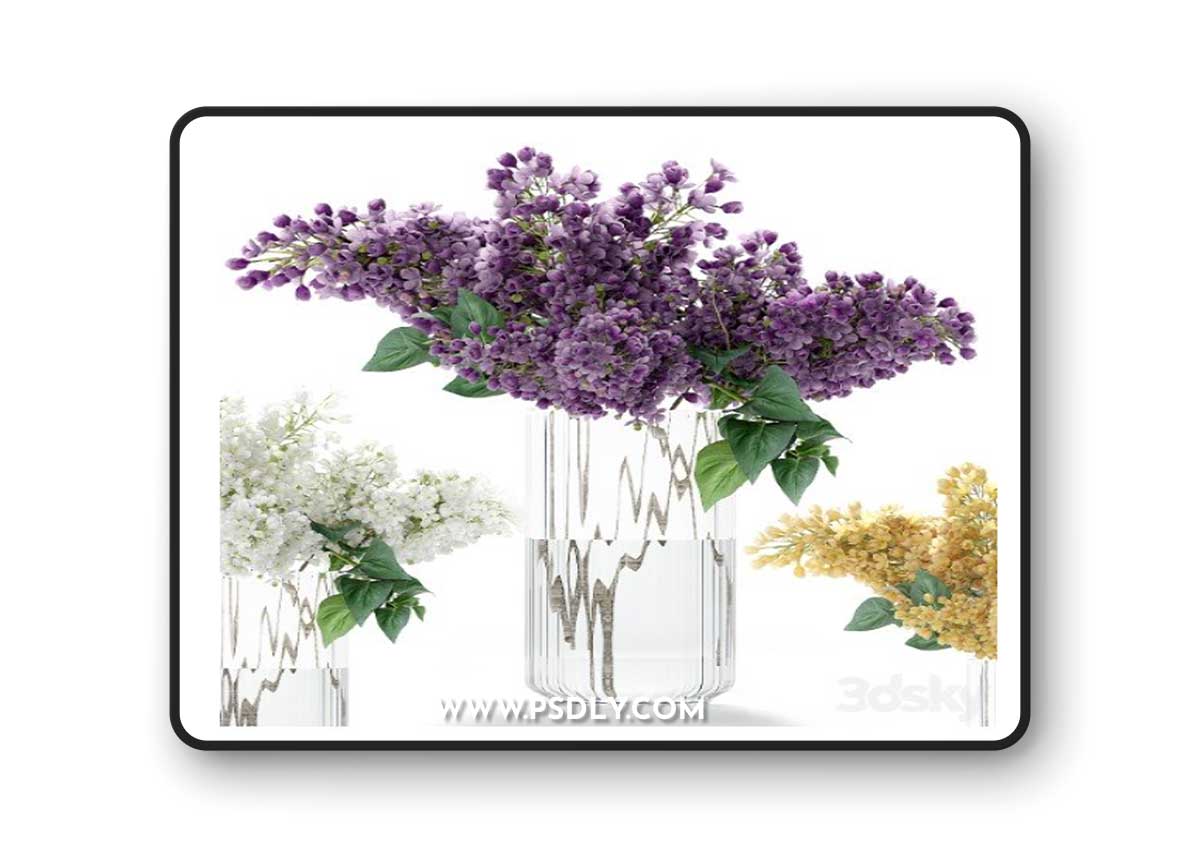 Bouquet of flowers in a vase 63
