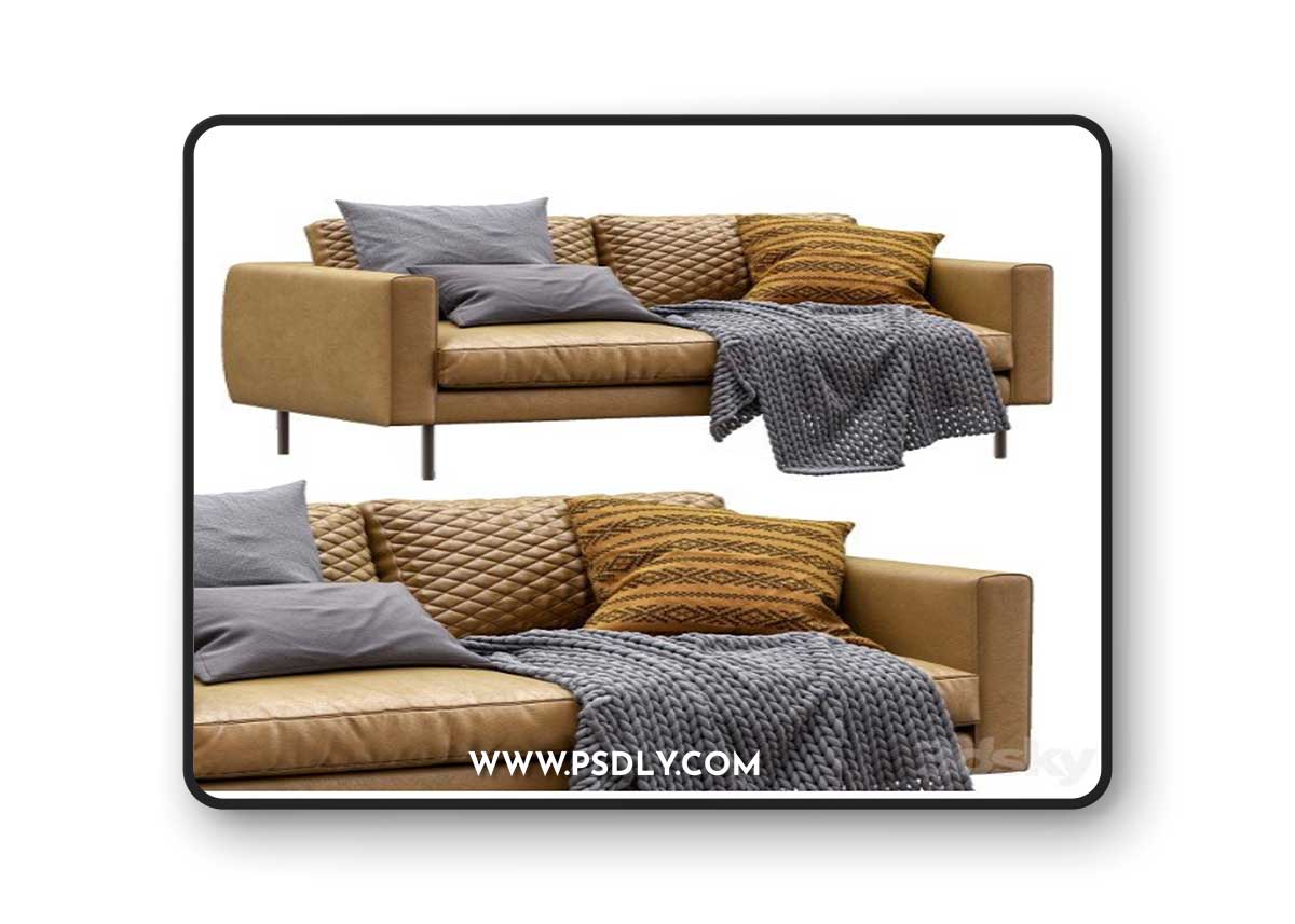 Boutique Leather Sofa By Moooi