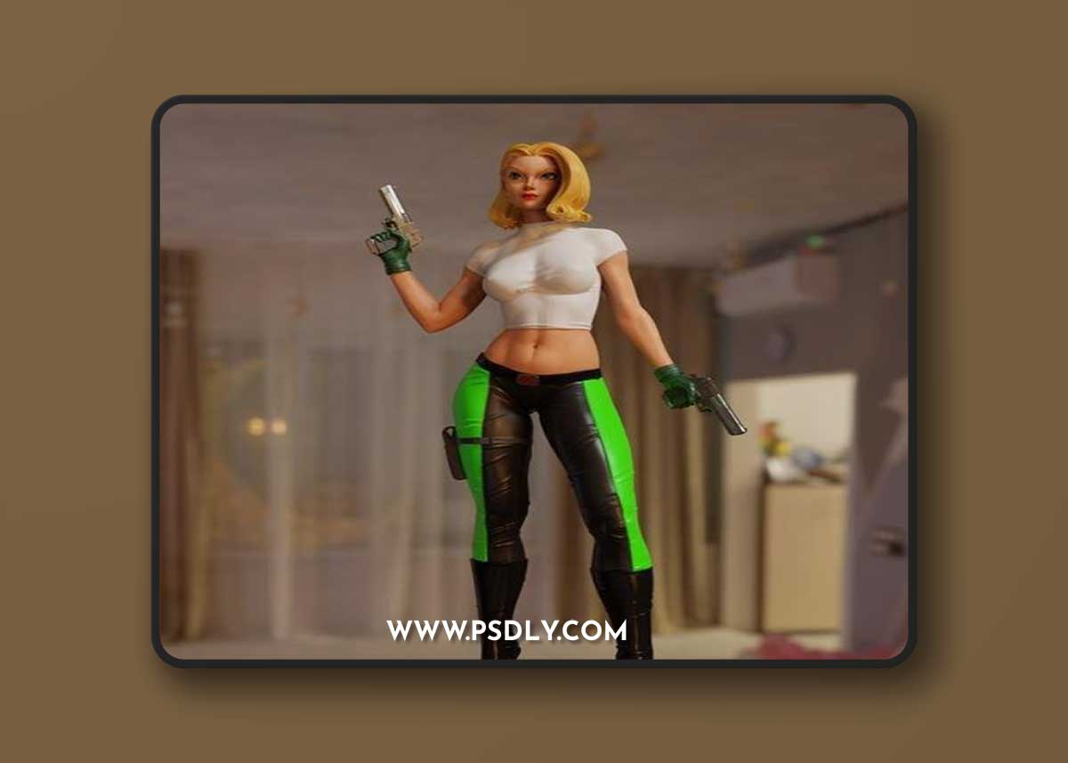 BrunoArt3D - Danger Girl (Abbey CHASE) – 3D Print Model