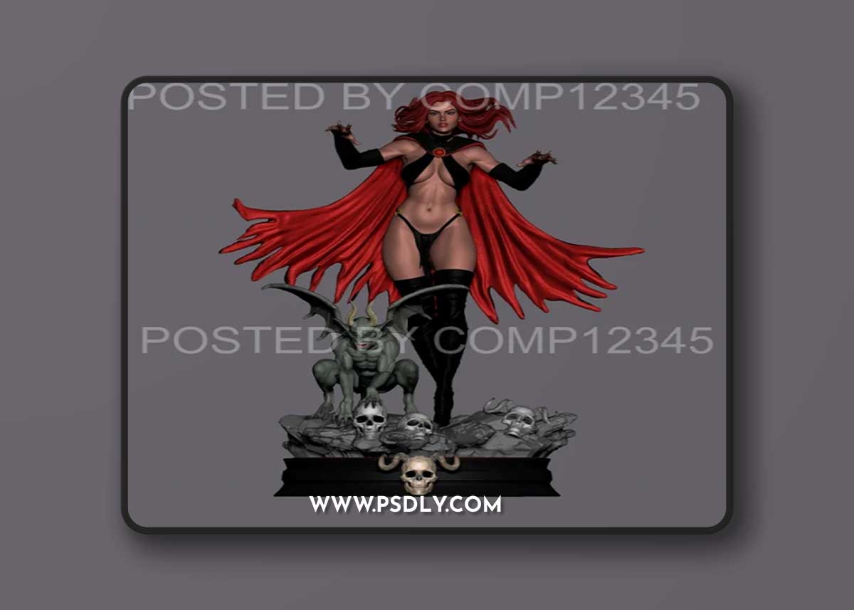 BrunoArt3D - Madelyne Pryor – 3D Print Model