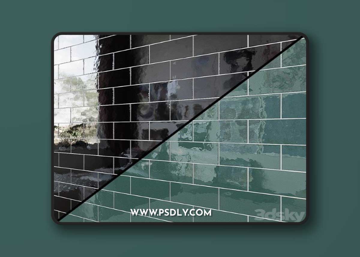 Ceramic wall tile EQUIPE VILLAGE 6.5x13.2 cm 15 colors