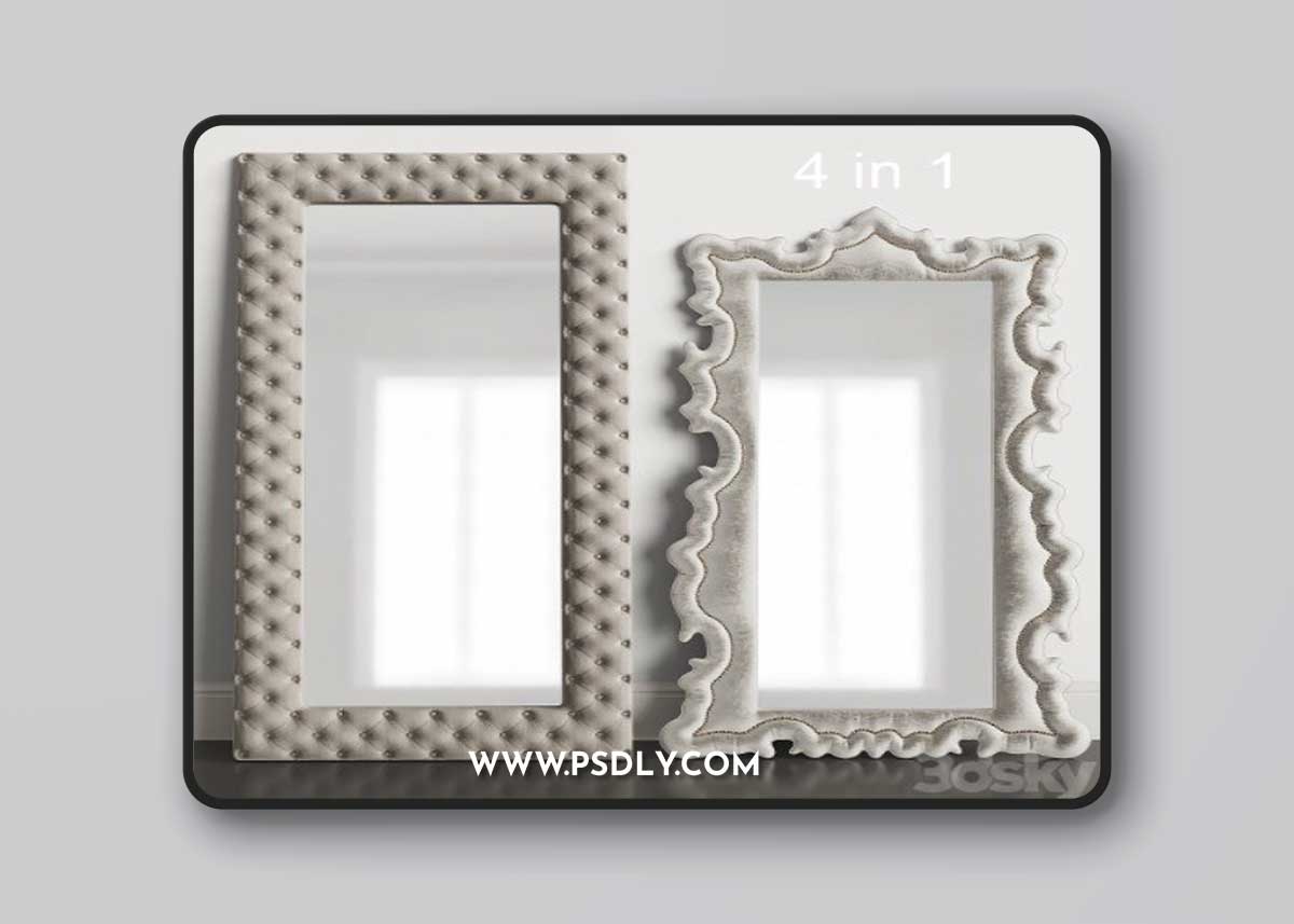 Classic mirror set 3D Model