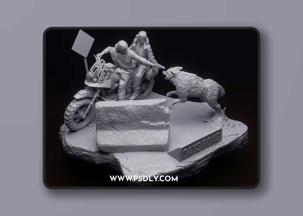 Days Gone Diorama – 3D Print Model