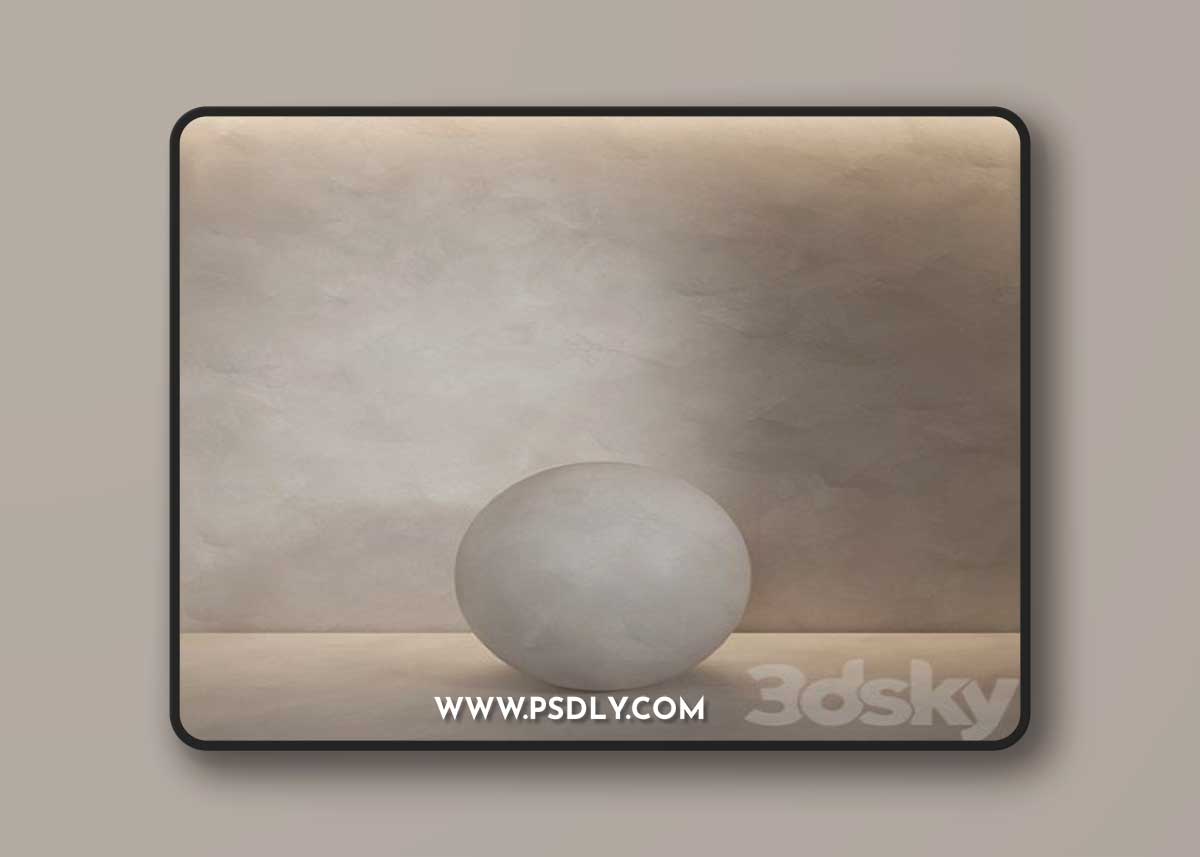 Decorative plaster. Seamless decorative plaster material 15