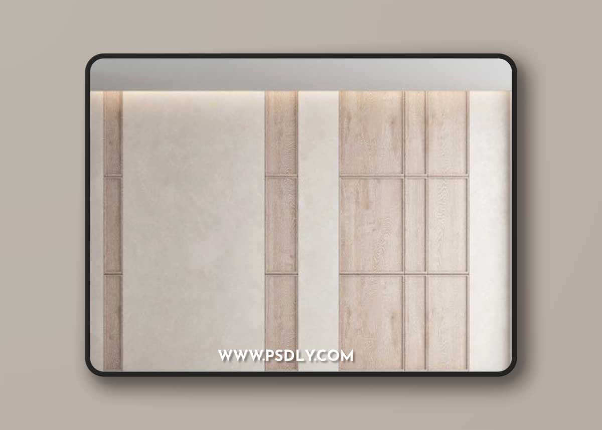 Decorative wall panel set 46