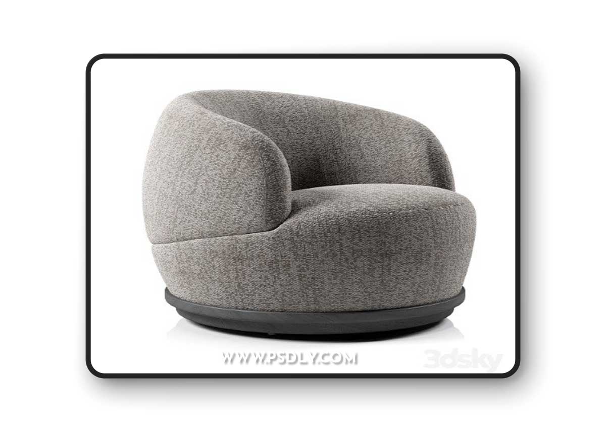 District eight-orbit armchair