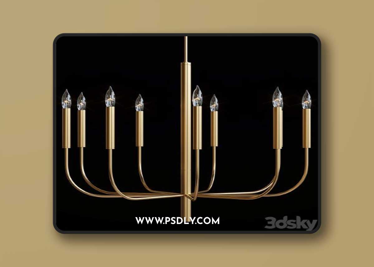 Ed Ellen Degeneres Brianna 9 Light Chandelier