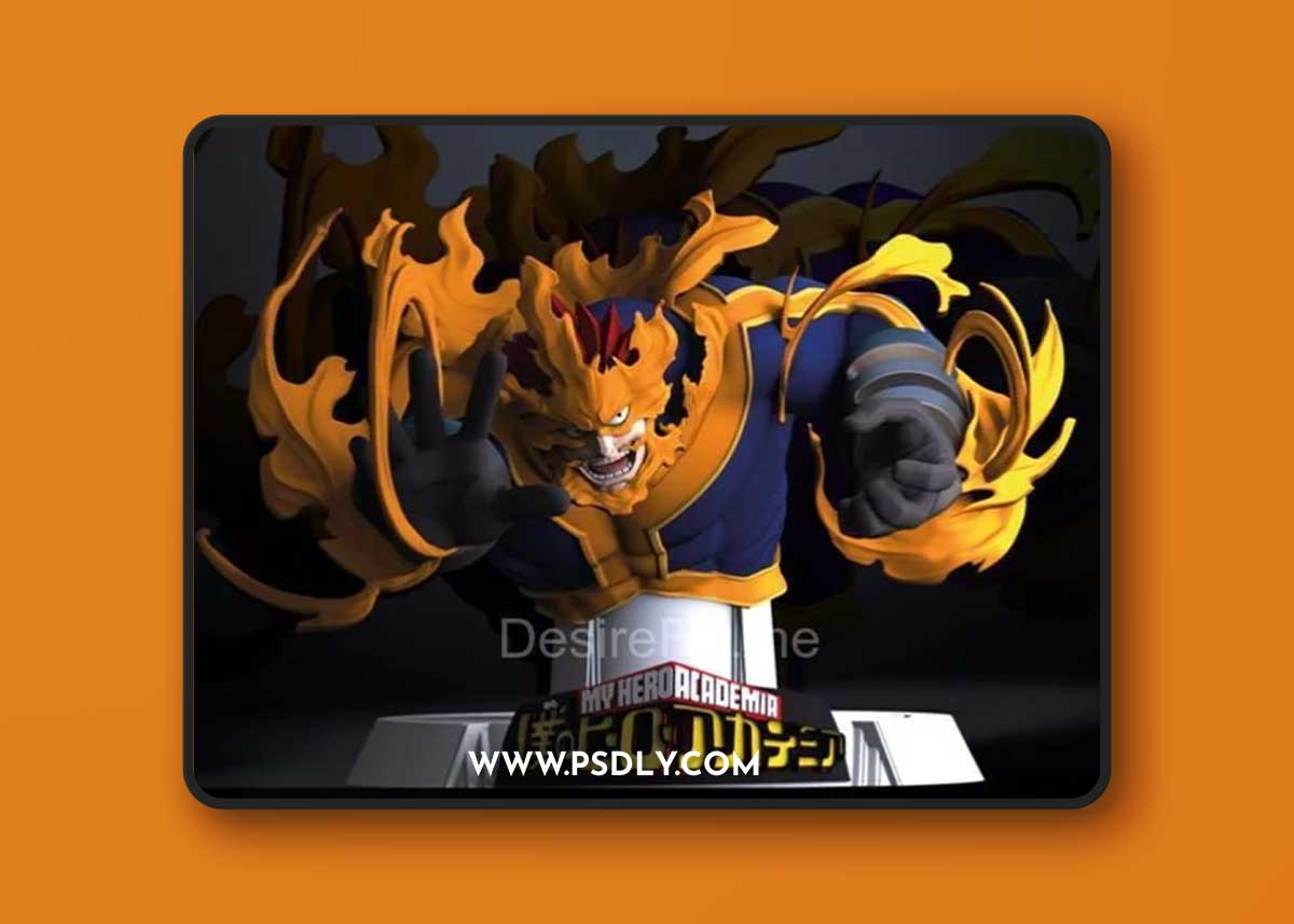 Endeavor Sculpture and Bust - Sekai – 3D Print Model