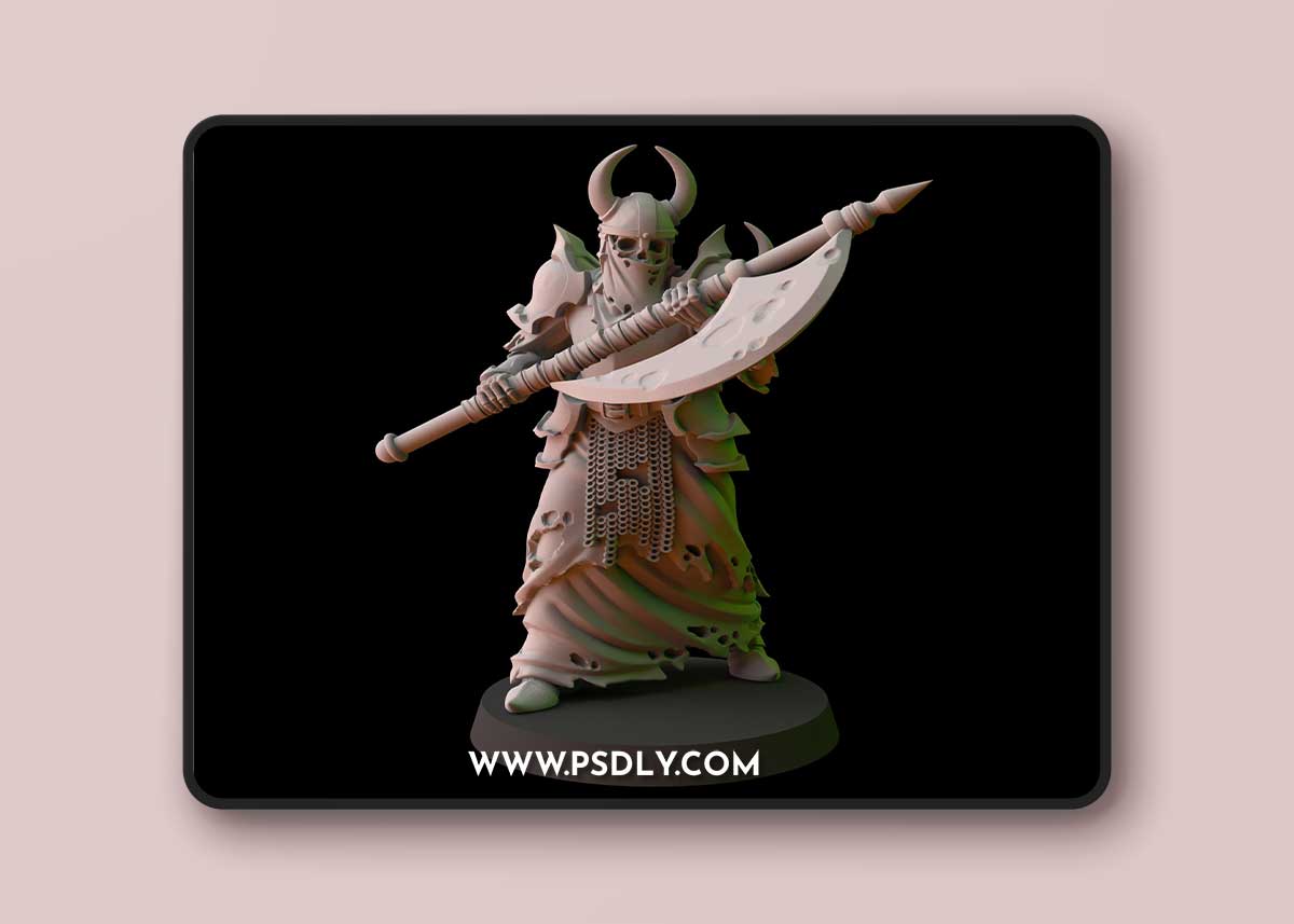 Fantasy Cult Miniatures – Cementery Phalanx Leader 3D Print Model