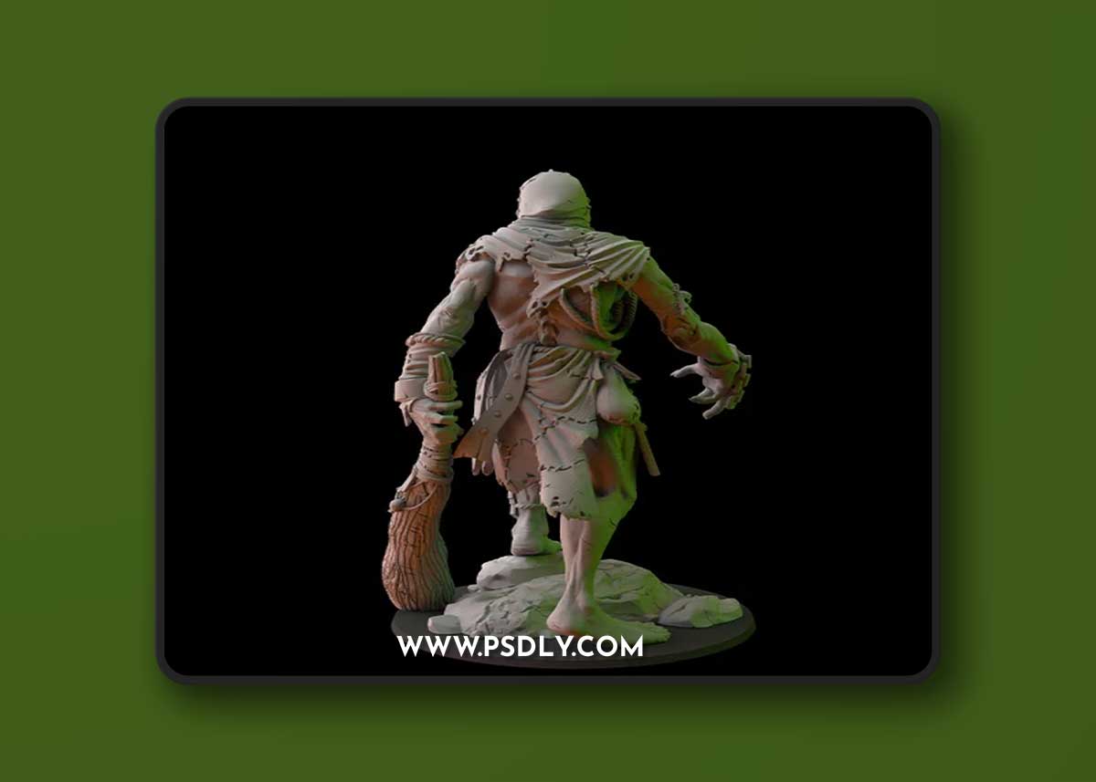 Fantasy Cult Miniatures – Zombie 7 3D Print Model