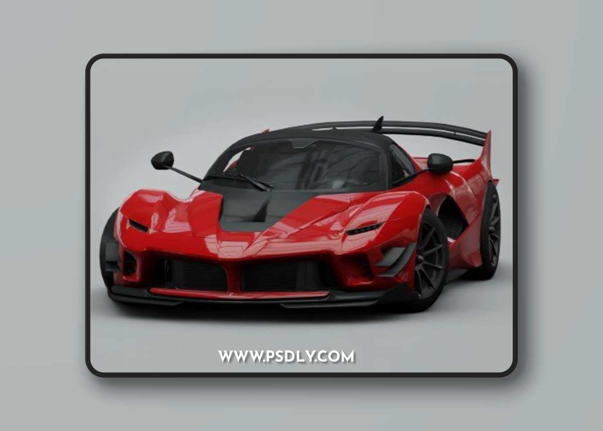 Ferrari FXX K Evo 2018 3D model