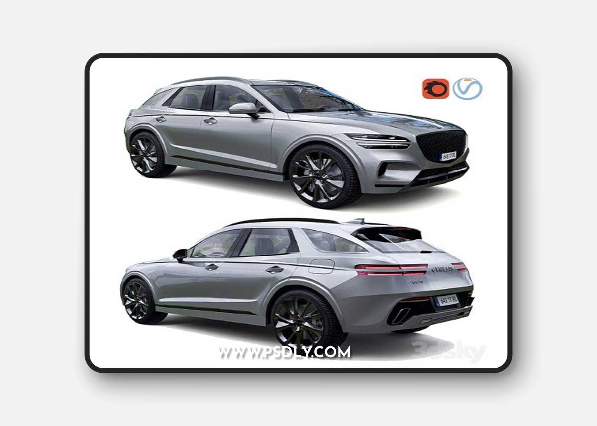 Genesis GV70 3D Model
