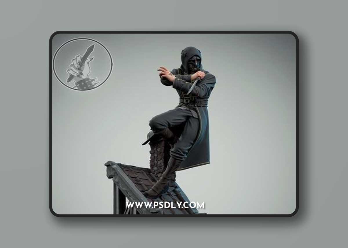 H3LL Creator - Corvo Sculpture and Bust – 3D Print Model