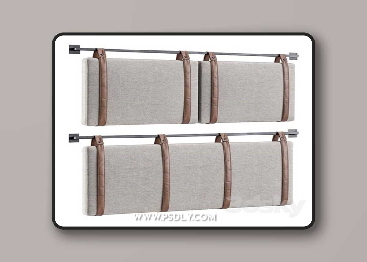Hanging Pillow Headboard Set 2