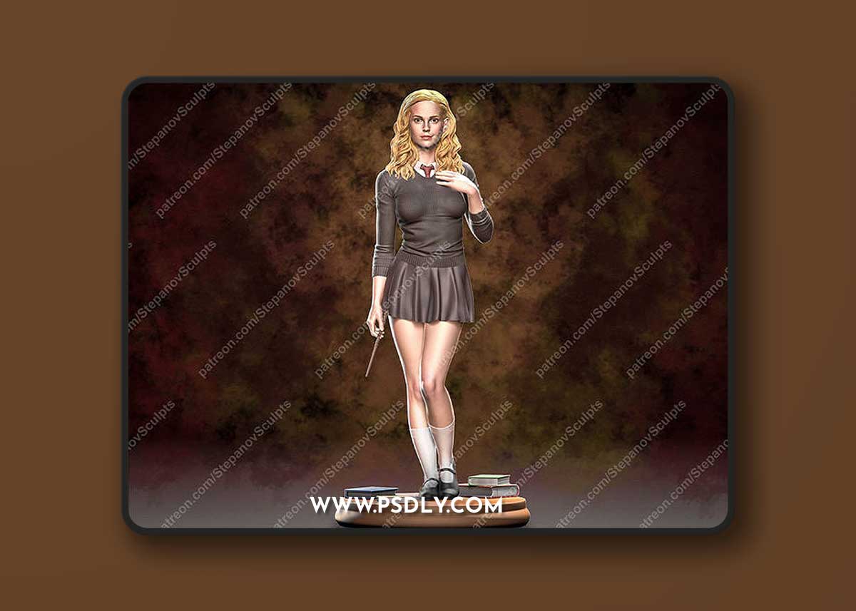 Hermione-Granger-NSFW-Version-–-3D-Print-Model