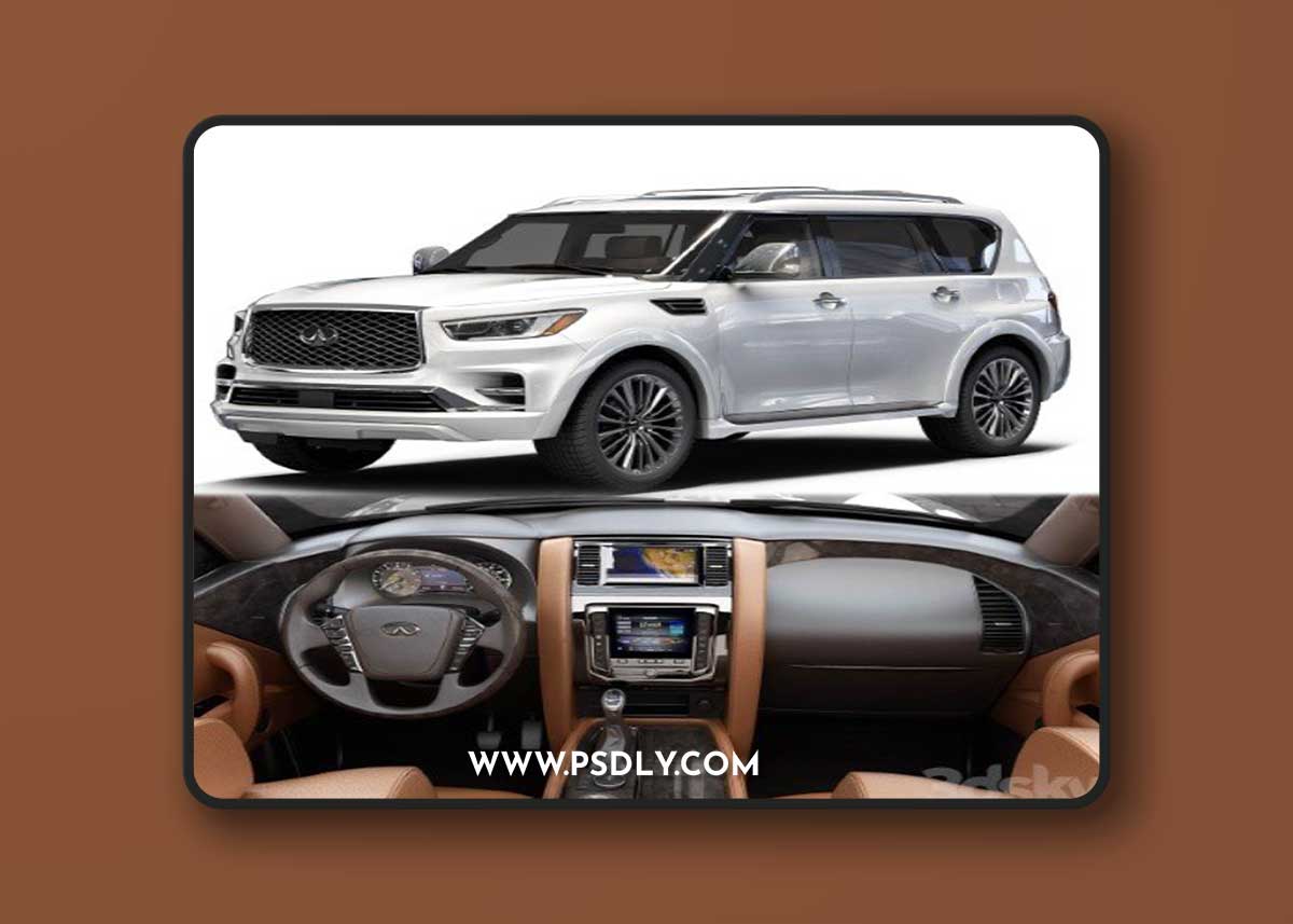 INFINITI QX80 3d model