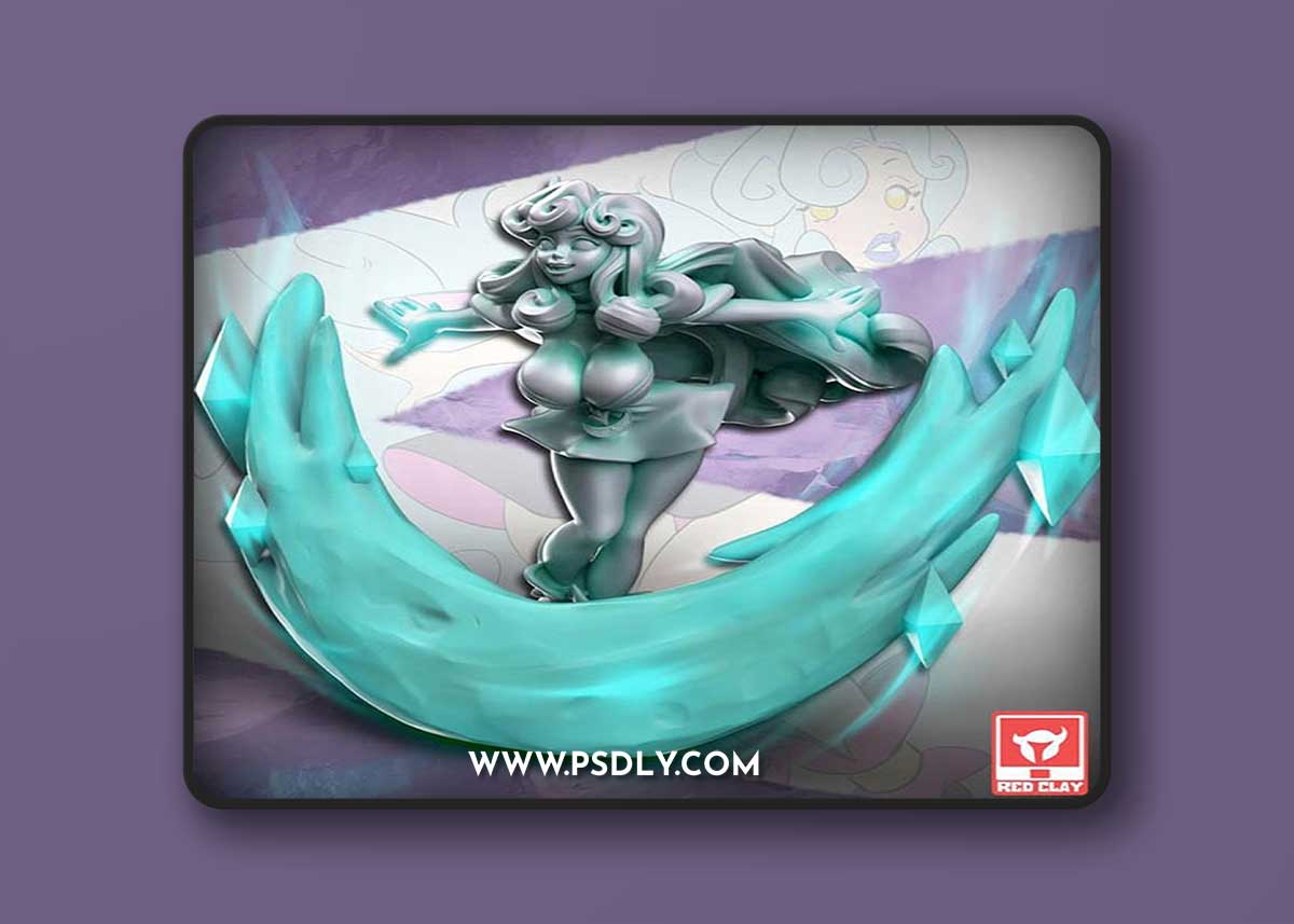 Ikary the Icy Wizard B 3D Print Model