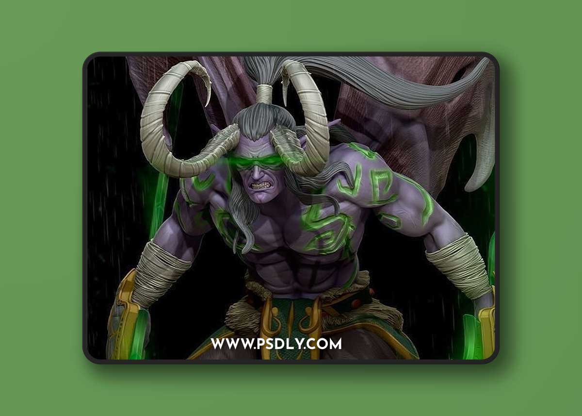 Illidan Stormrage – 3D Print Model
