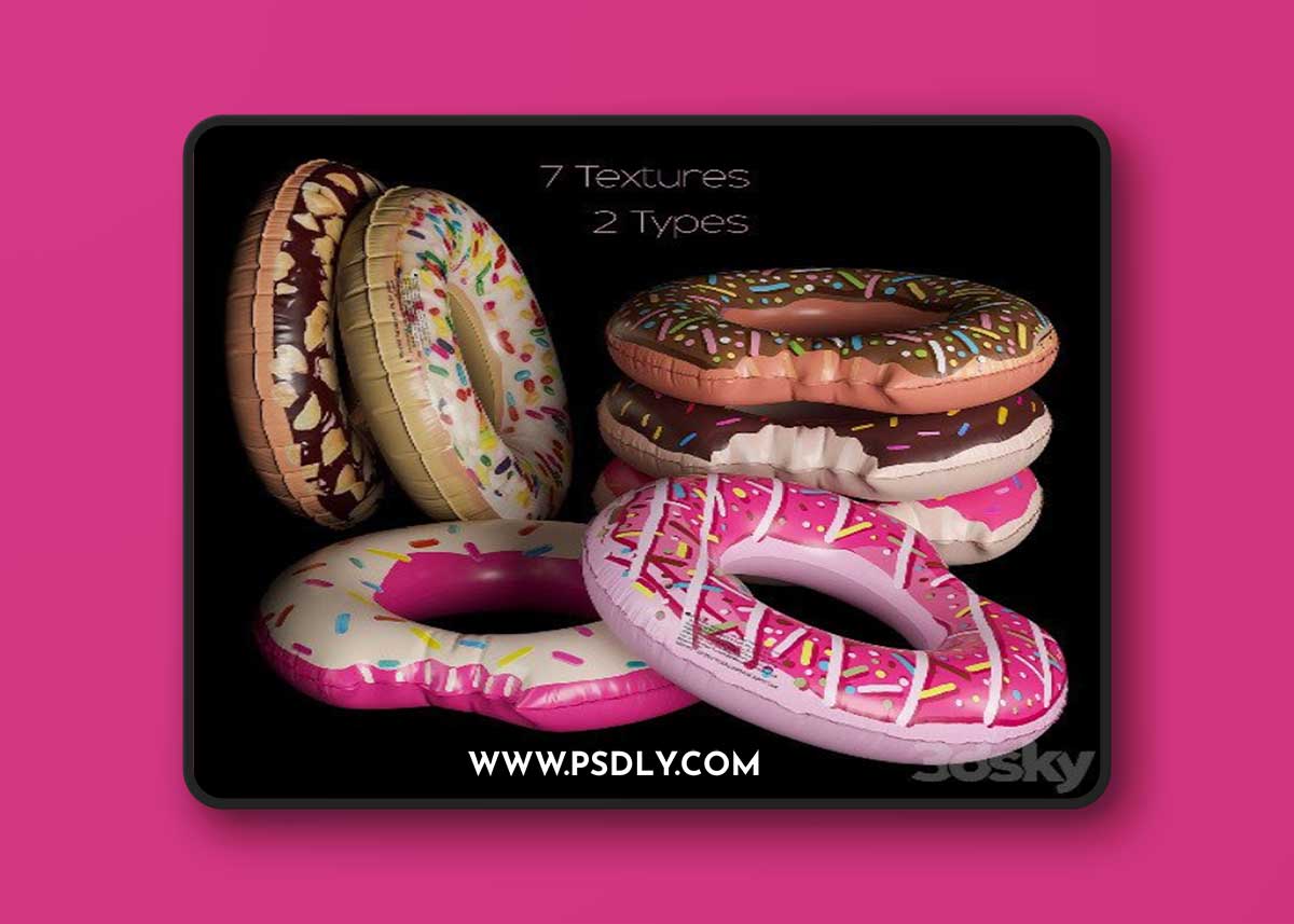 Inflatable circles Intex "Donuts"